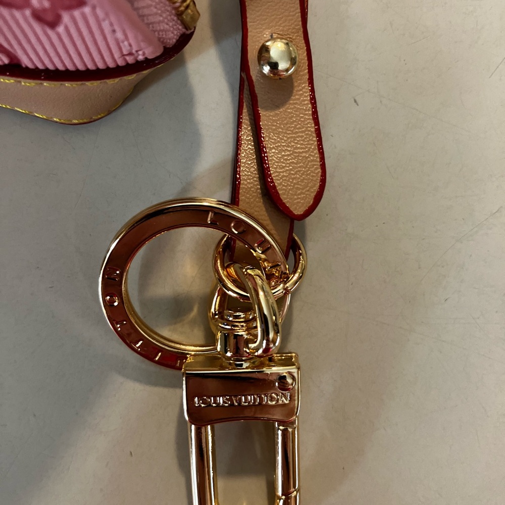 Pink Mini Key & Card Holder Charm - Picture 3 of 12
